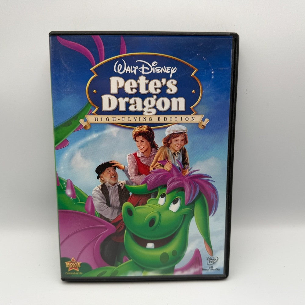 Pete's Dragon DVD Disney Classic Flying Green Magical 1977 Music Elliott Fire